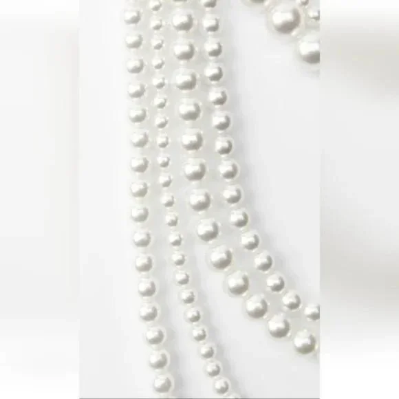 新品未使用　♡ UND 2WAY LONG PEARL NECKLACE♡ ZARA LONG PEARL NECKLACE